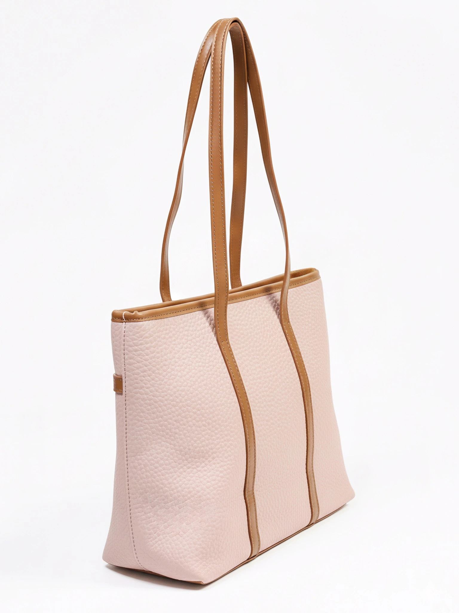 Сумка-тоут с контрастными ручками и ремешком с пряжкой в ассортименте